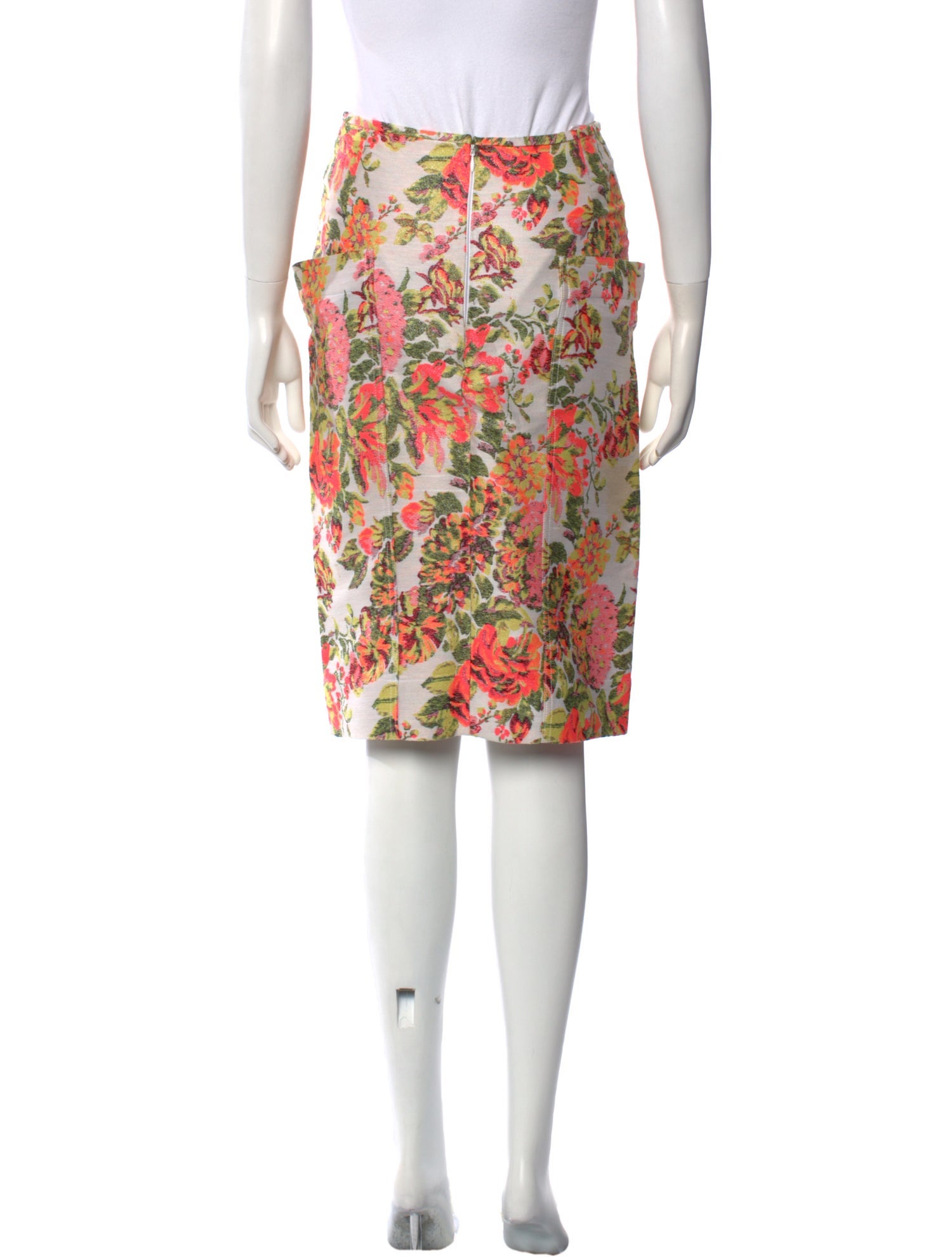 Stella McCartney Floral Print Knee-Length Skirt