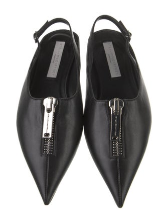 Stella McCartney Vegan Leather Slingback Flats