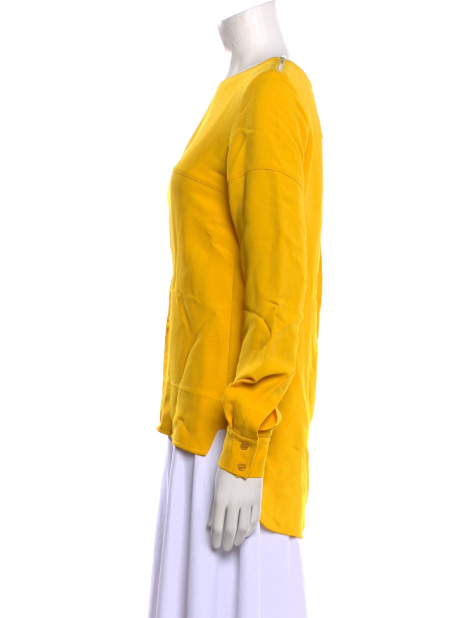 Stella McCartney Crew Neck Long Sleeve Blouse