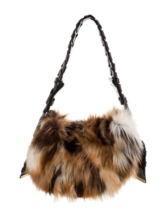 Stella McCartney Faux Fur Shoulder Bag