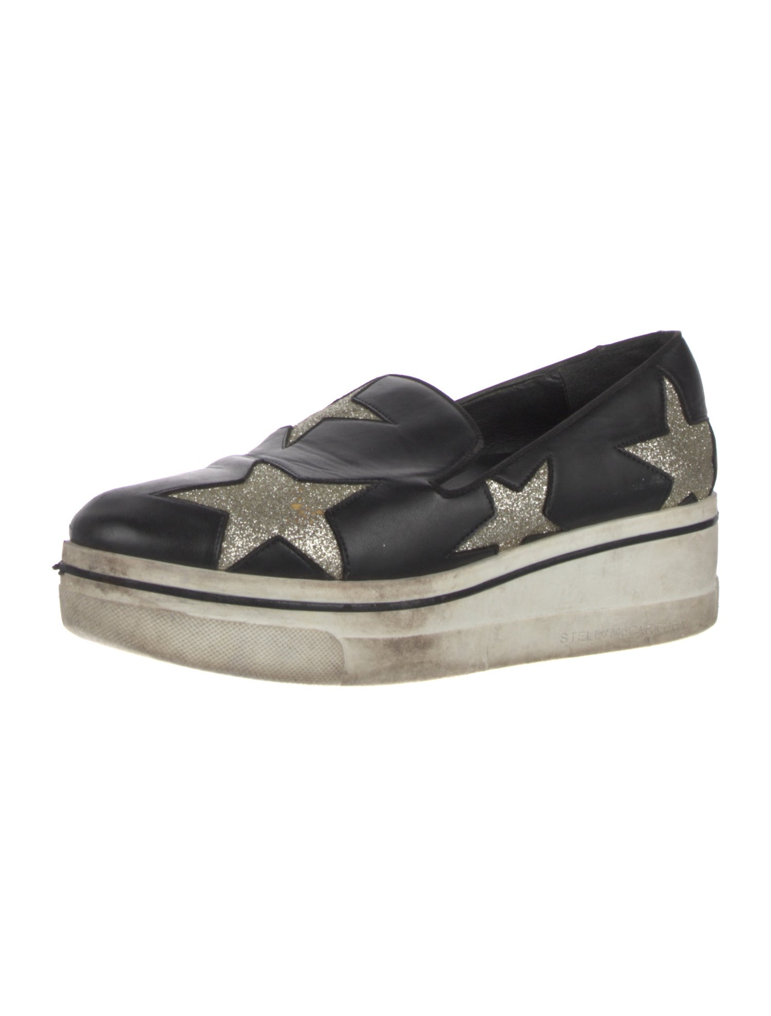 Stella McCartney Leather Patterned Loafers