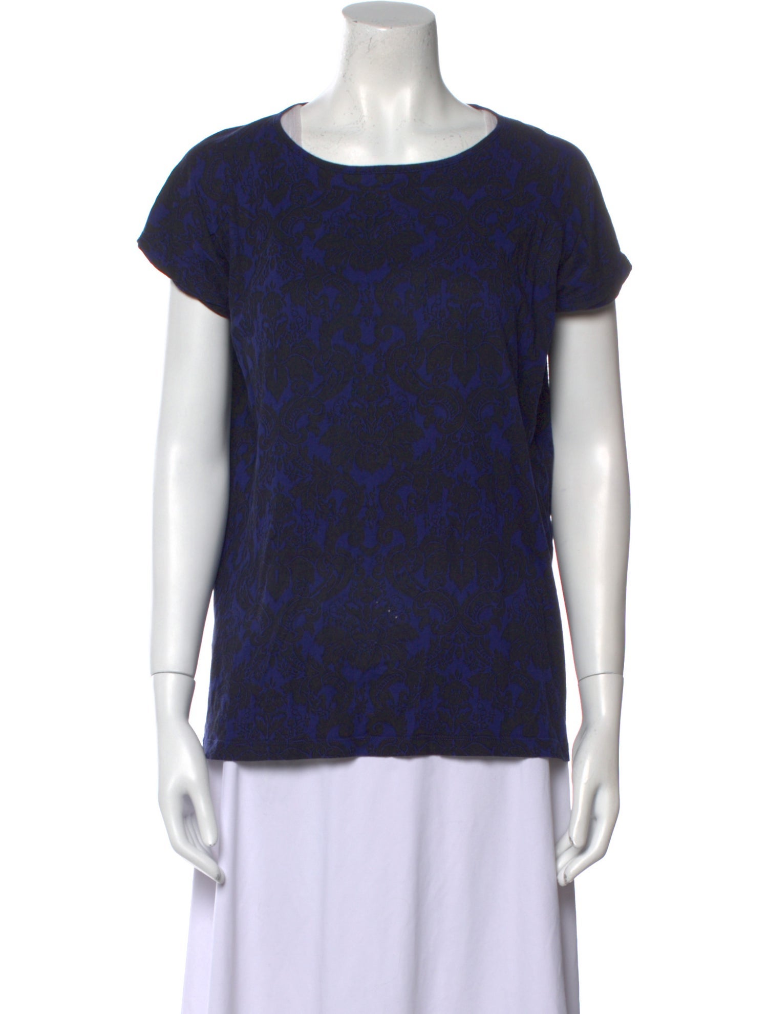 Stella McCartney Scoop Neck Short Sleeve T-Shirt