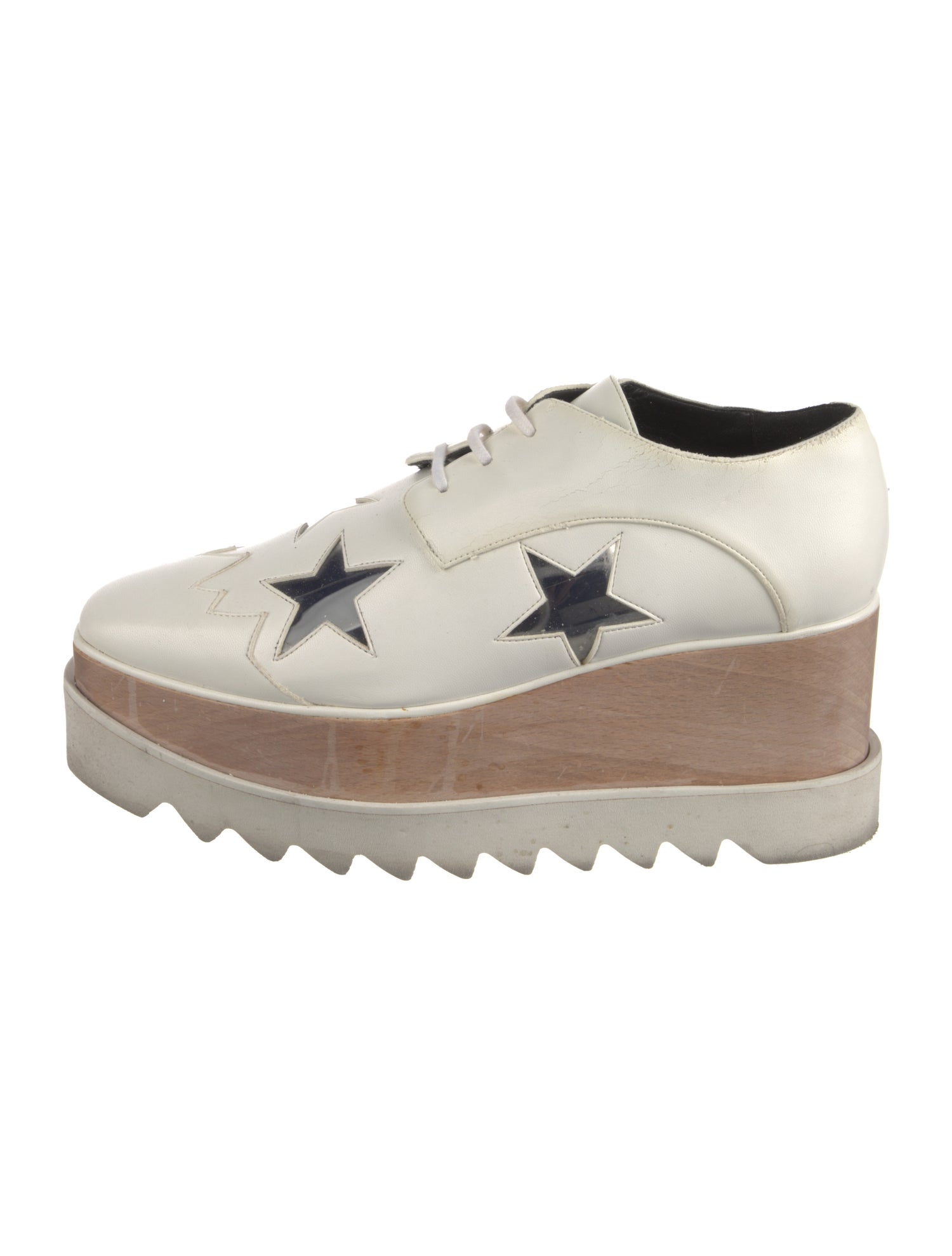 Stella McCartney Vegan Leather Patterned Oxfords