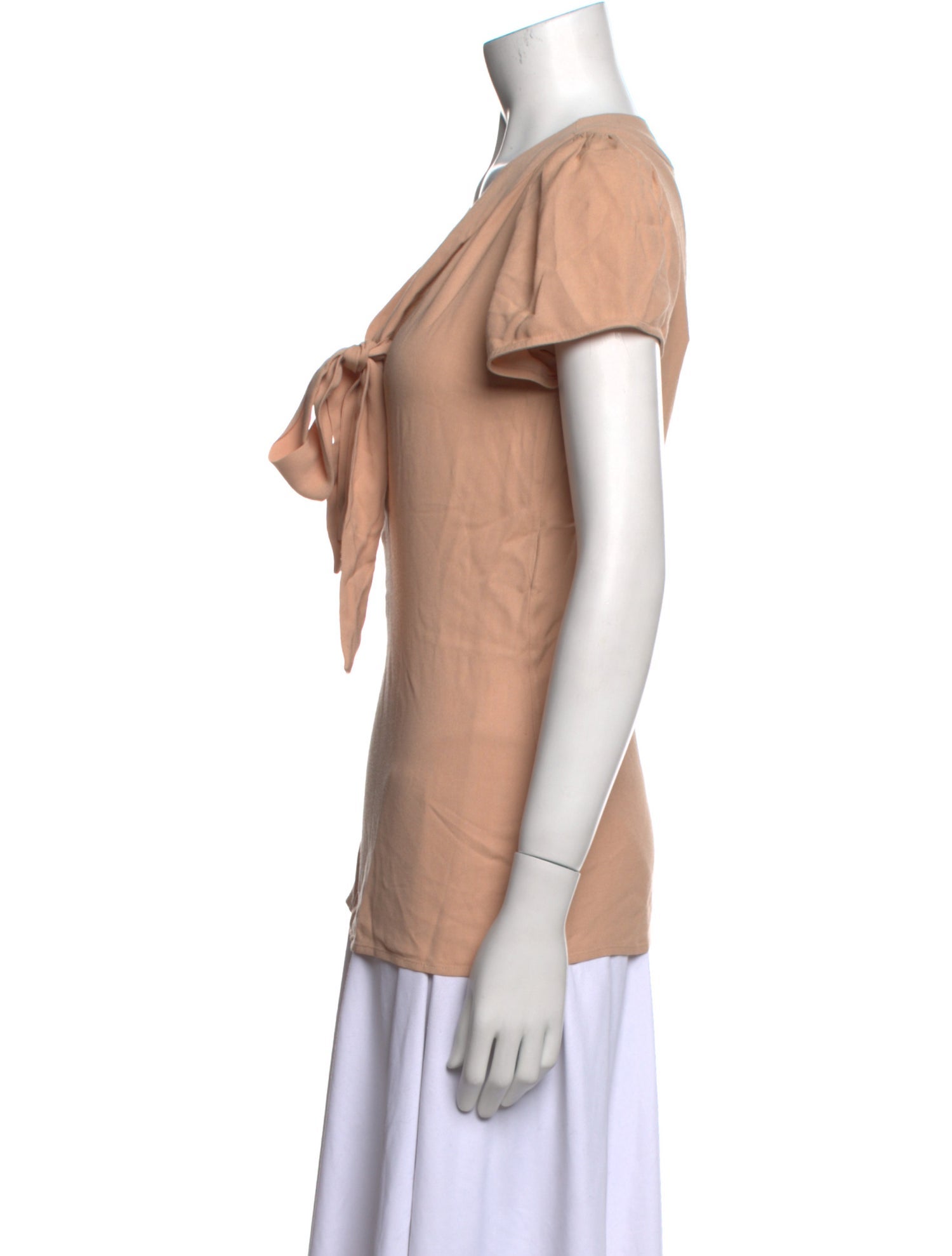 Stella McCartney V-Neck Short Sleeve Blouse