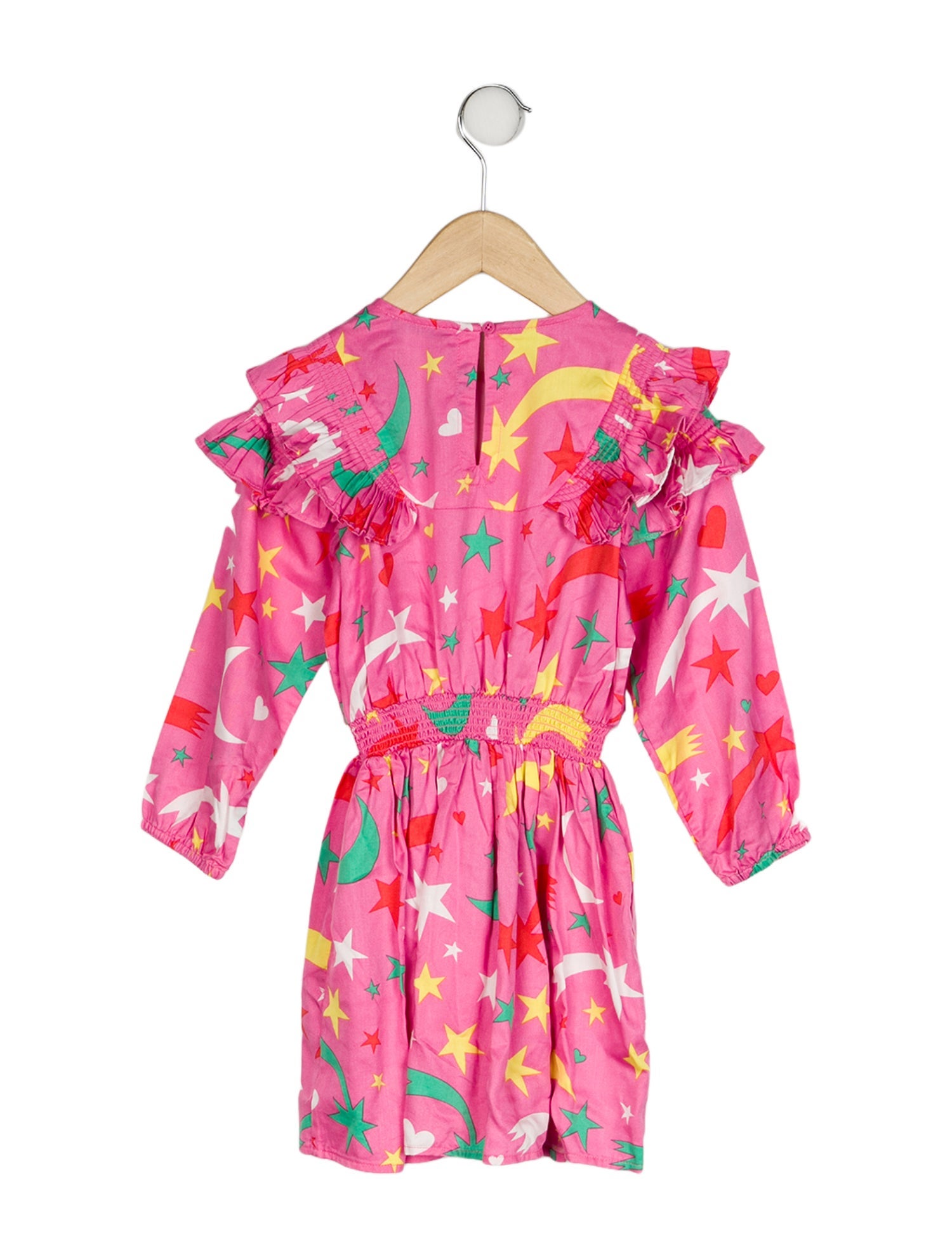 Stella McCartney Toddler Girls' Pattern Printed Long Sleeve Dress