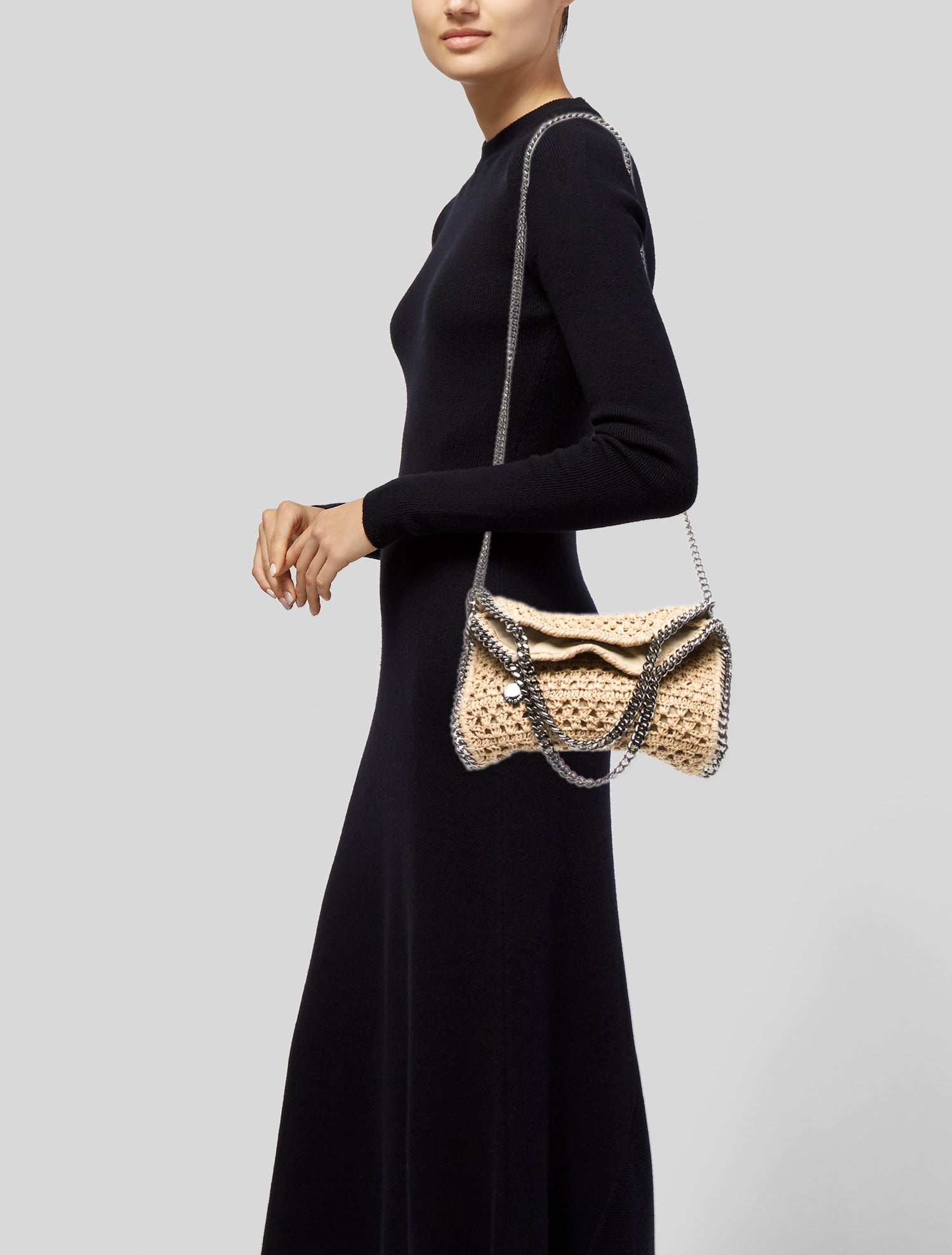 Stella McCartney Raffia Tote