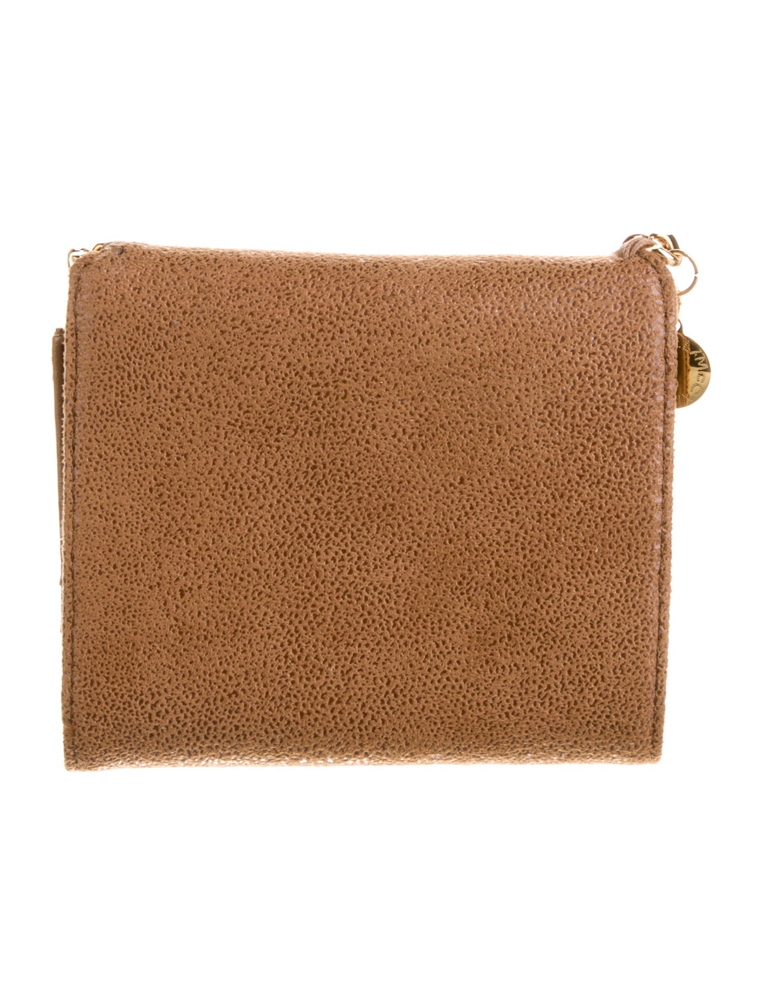 Stella McCartney Vegan Suede Compact Wallet