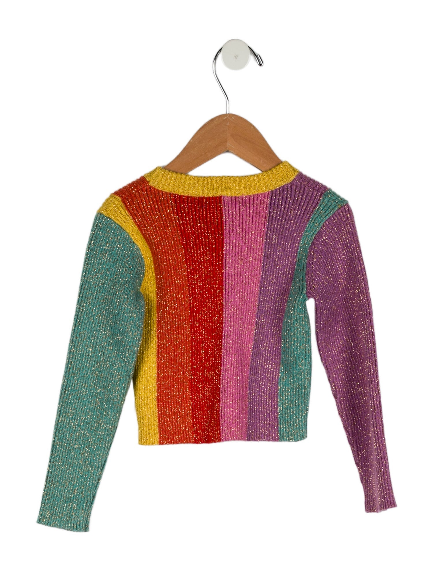 Stella McCartney Toddler Girls' Metallic Knit Sweater w/ Tags