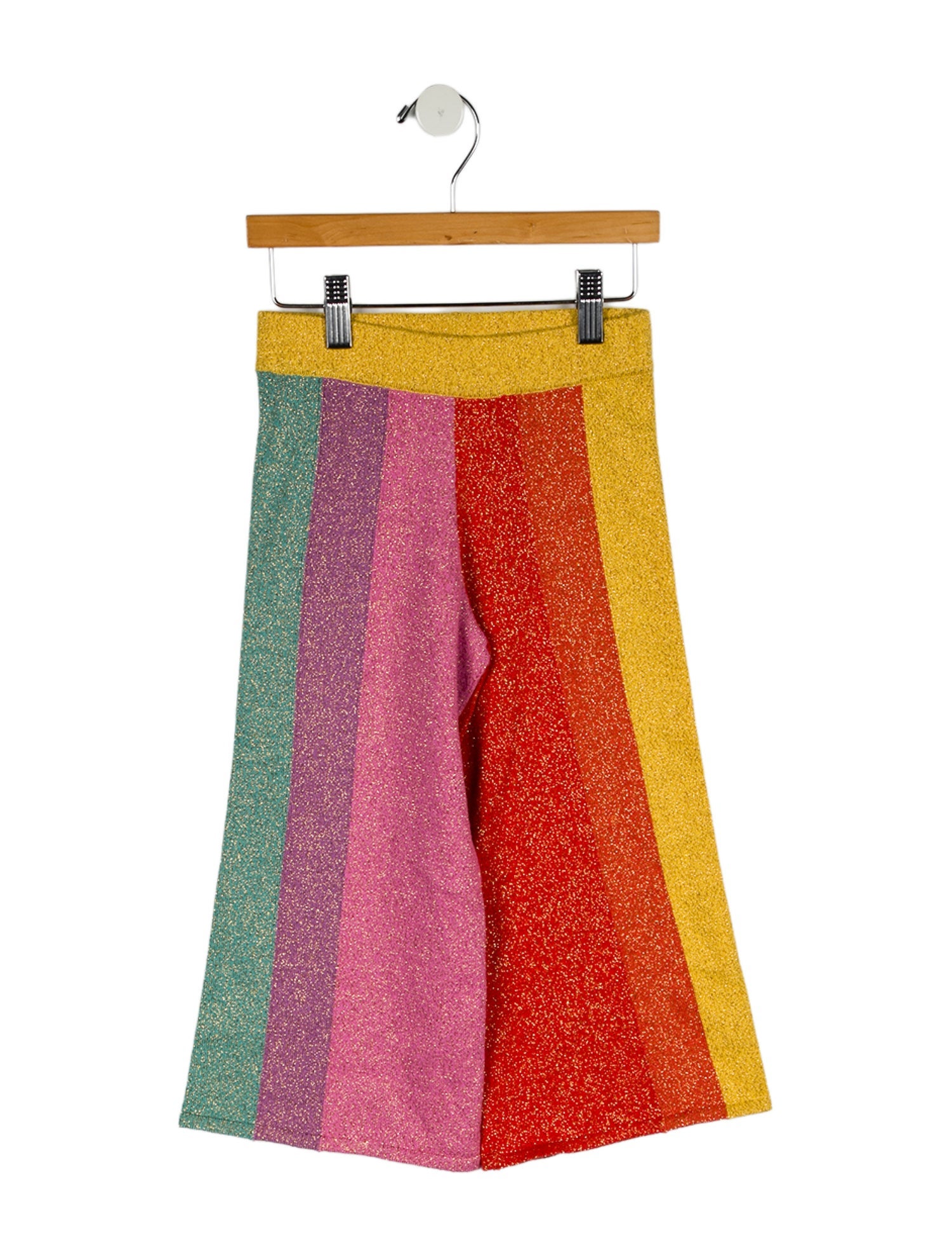 Stella McCartney Toddler Girls' Metallic Printed Wide Leg Pants w/ Tags