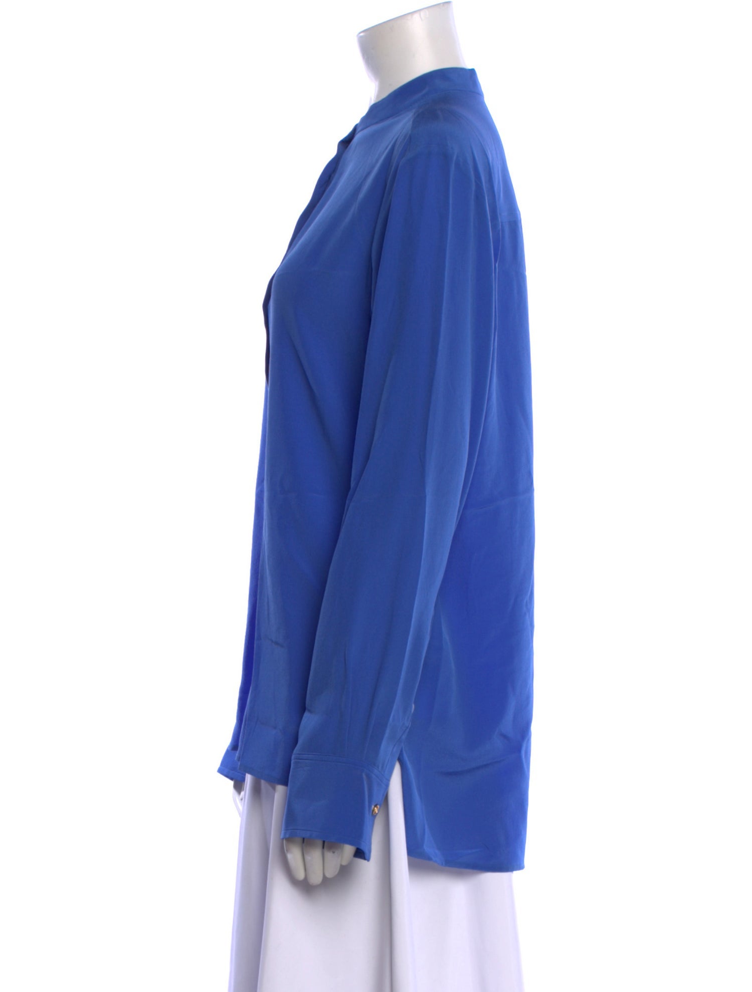 Stella McCartney Silk Mock Neck Blouse