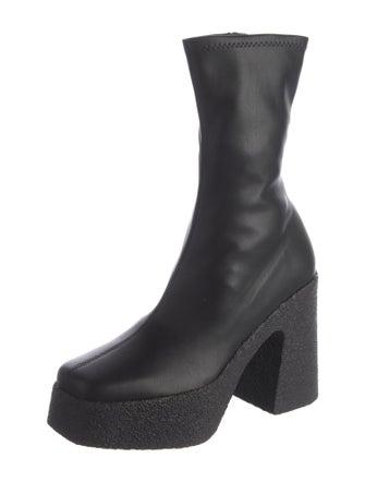Stella McCartney Leather Sock Boots