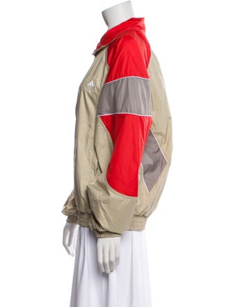 Stella McCartney Colorblock Pattern Bomber Jacket