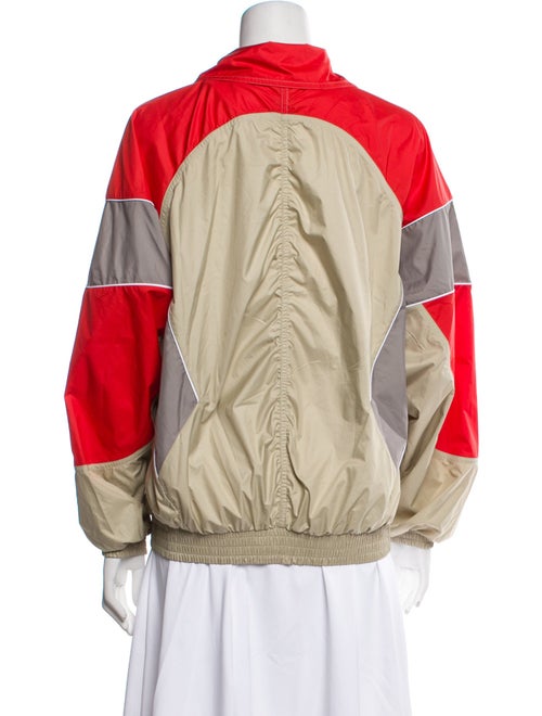 Stella McCartney Colorblock Pattern Bomber Jacket