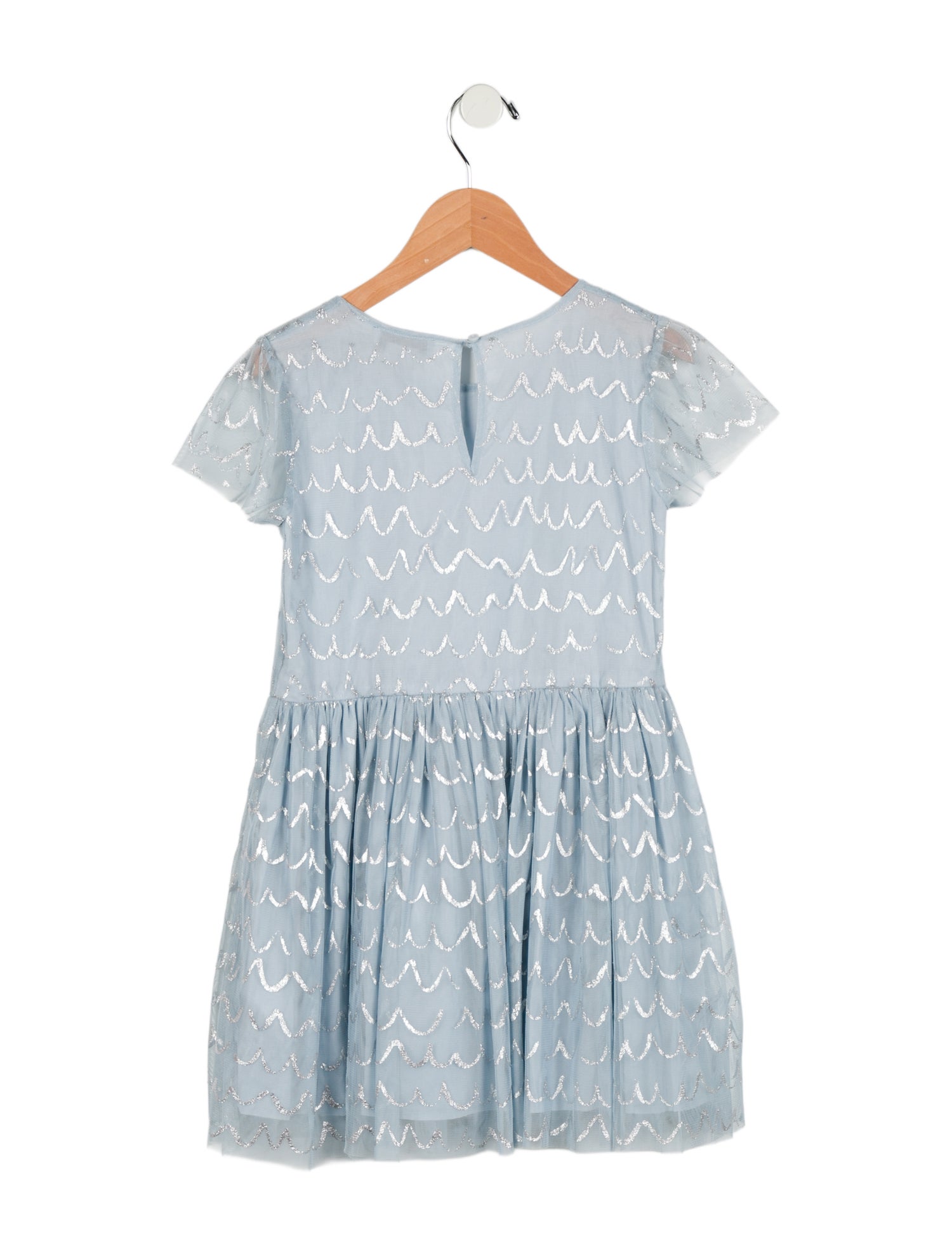 Stella McCartney Girls' Tulle Short Sleeve Dress