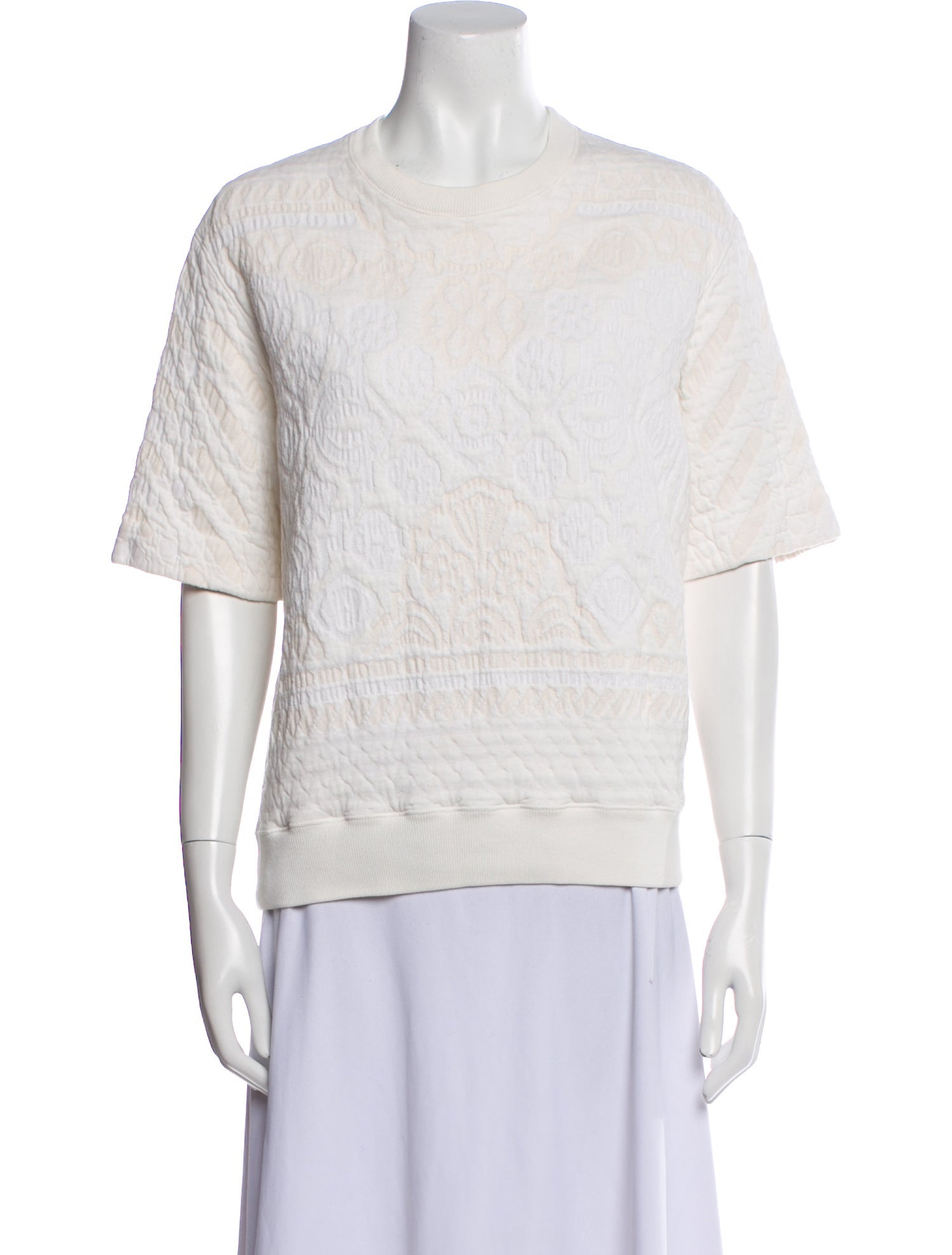 Stella McCartney Crew Neck Short Sleeve Sweatshirt