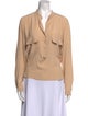 Stella McCartney V-Neck Long Sleeve Blouse