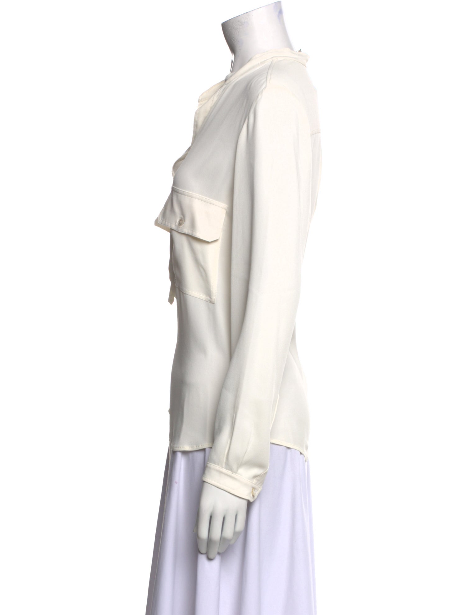 Stella McCartney V-Neck Long Sleeve Blouse