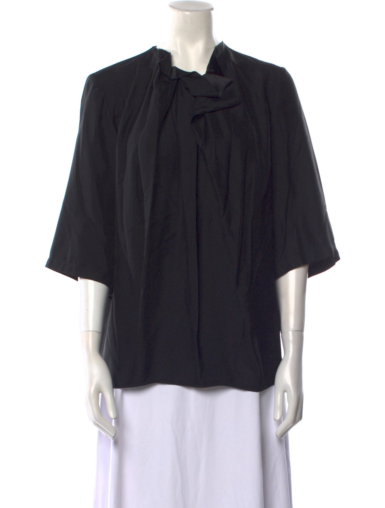 Stella McCartney V-Neck Three-Quarter Sleeve Blouse