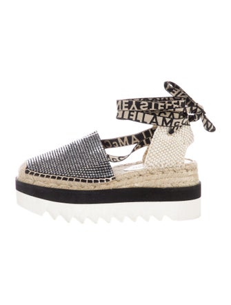 Stella McCartney Leather Printed Espadrilles