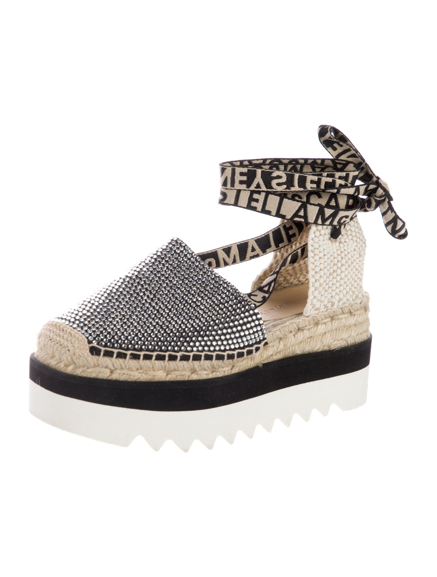 Stella McCartney Leather Printed Espadrilles