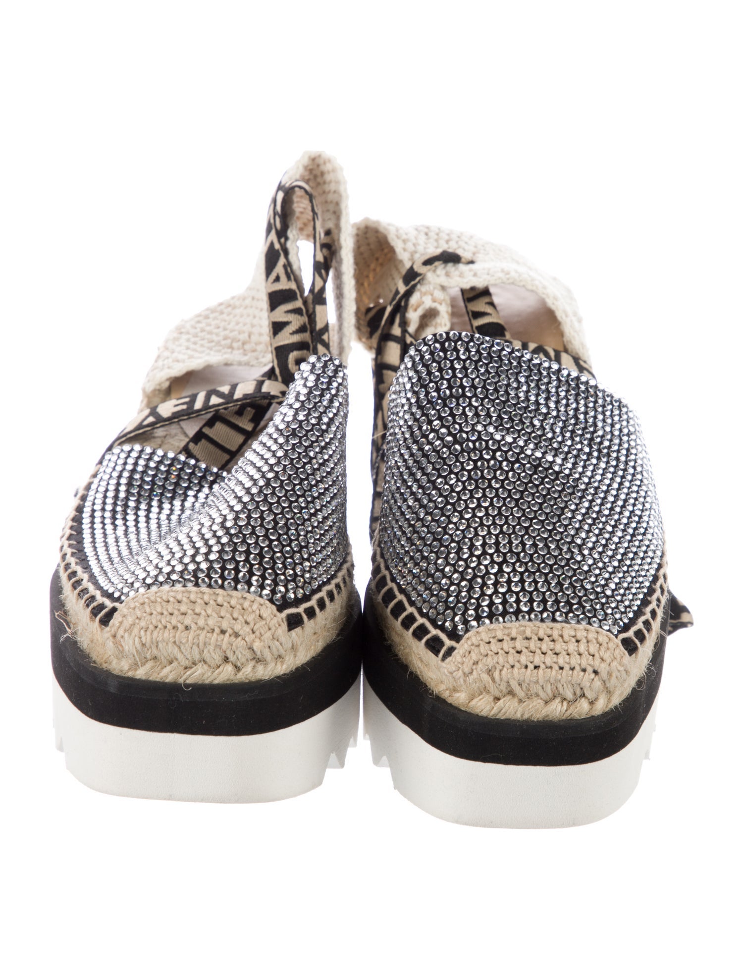 Stella McCartney Leather Printed Espadrilles