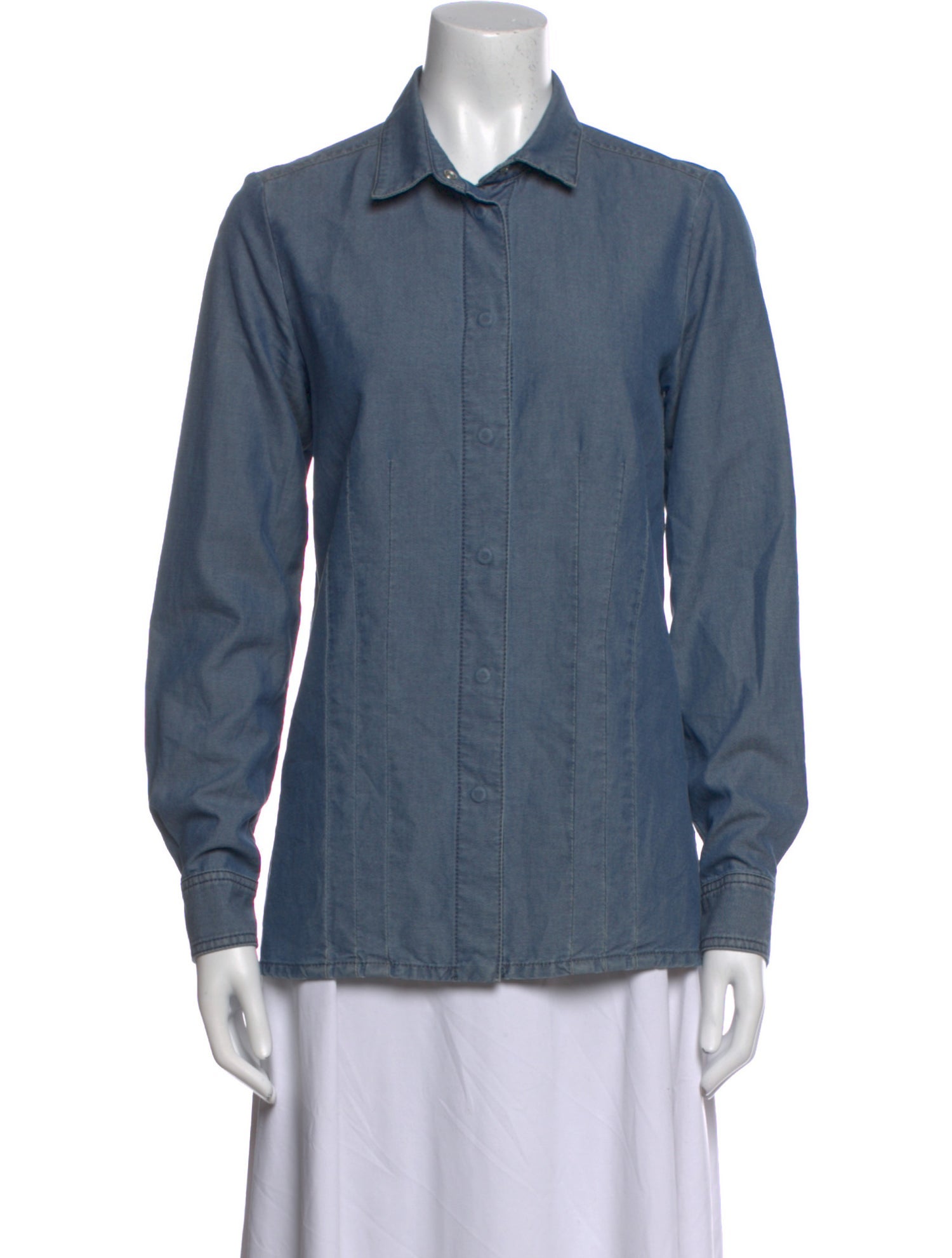 Stella McCartney Long Sleeve Button-Up Top