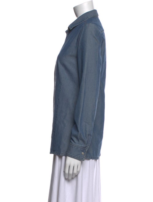 Stella McCartney Long Sleeve Button-Up Top