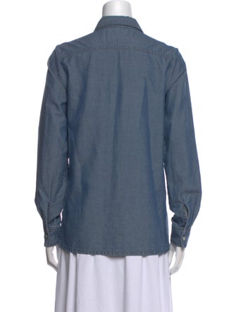 Stella McCartney Long Sleeve Button-Up Top