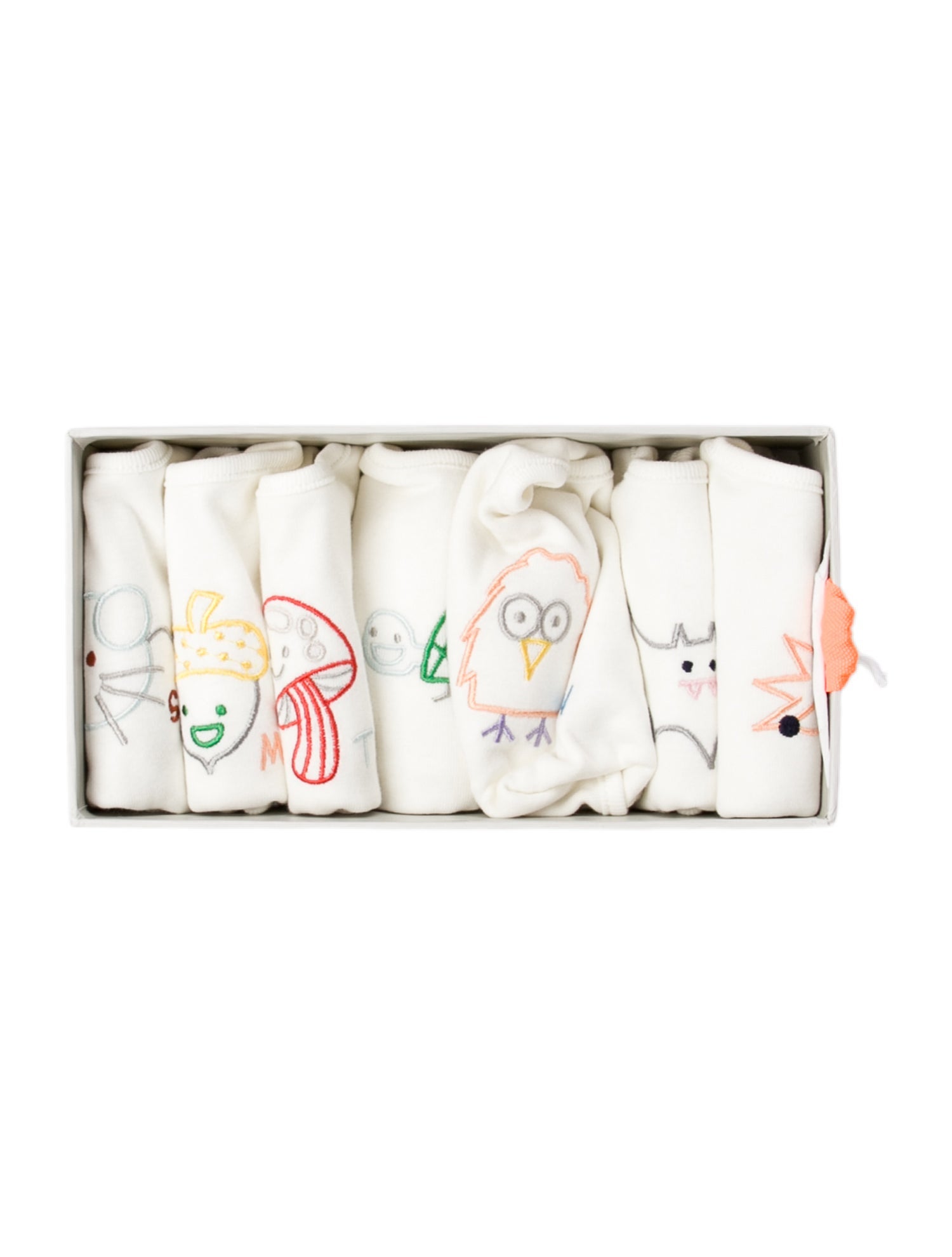 Stella McCartney Infants' Printed Bibs Week Set w/ Tags
