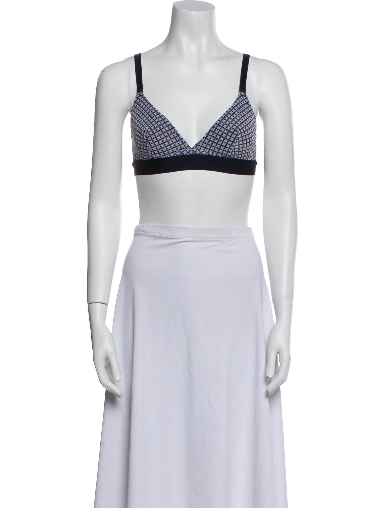 Stella McCartney V-Neck Sleeveless Crop Top