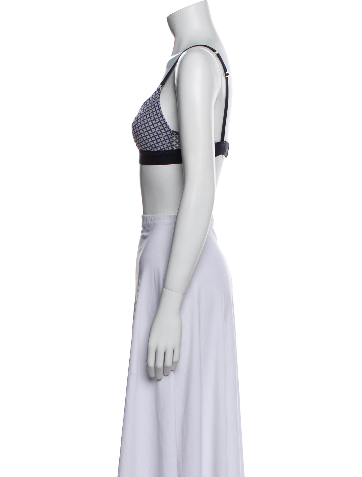 Stella McCartney V-Neck Sleeveless Crop Top