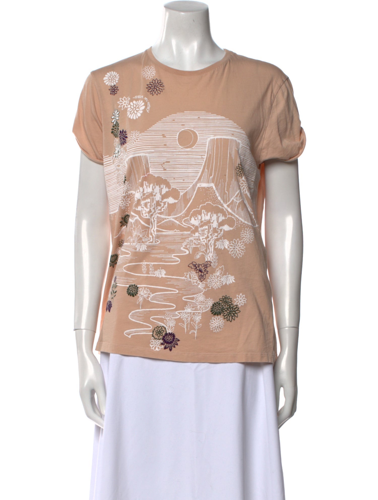 Stella McCartney Graphic Print Crew Neck T-Shirt