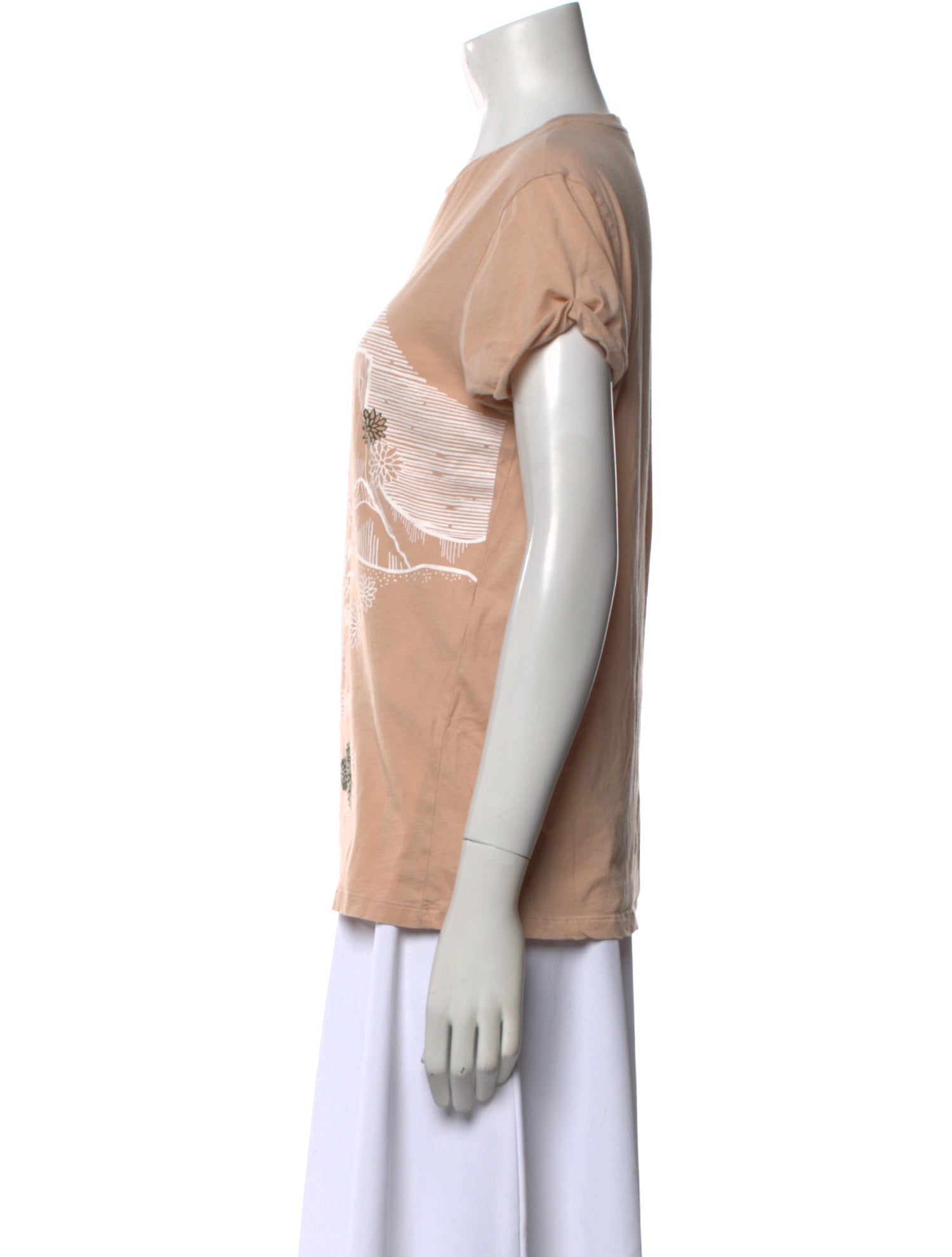 Stella McCartney Graphic Print Crew Neck T-Shirt