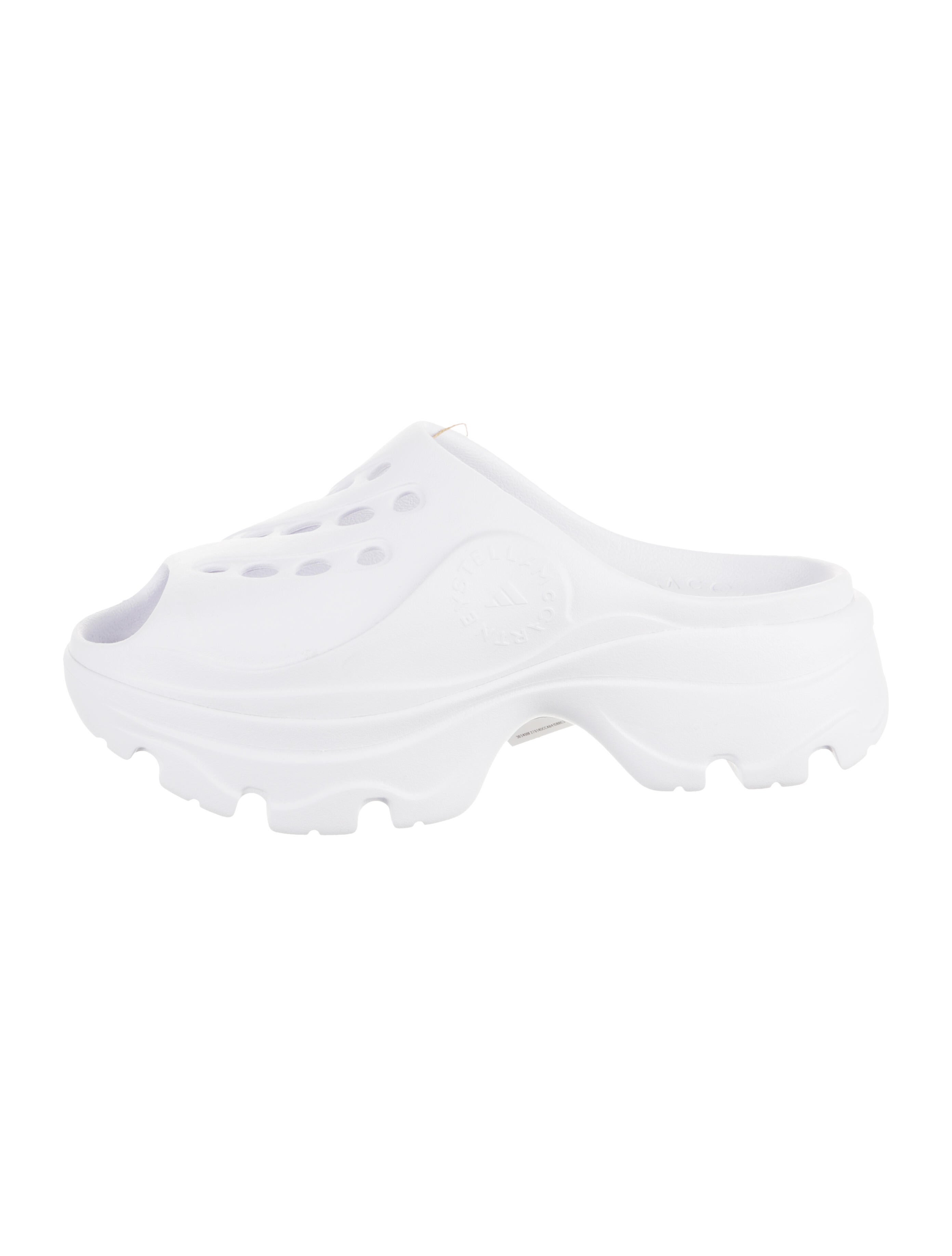 Stella McCartney Rubber Lasercut Accents Slides