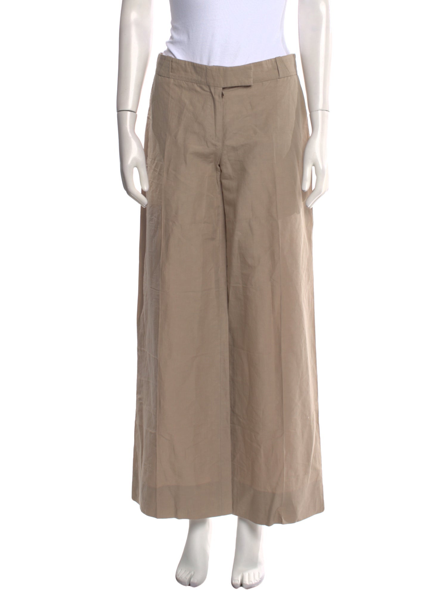 Stella McCartney Linen Wide Leg Pants