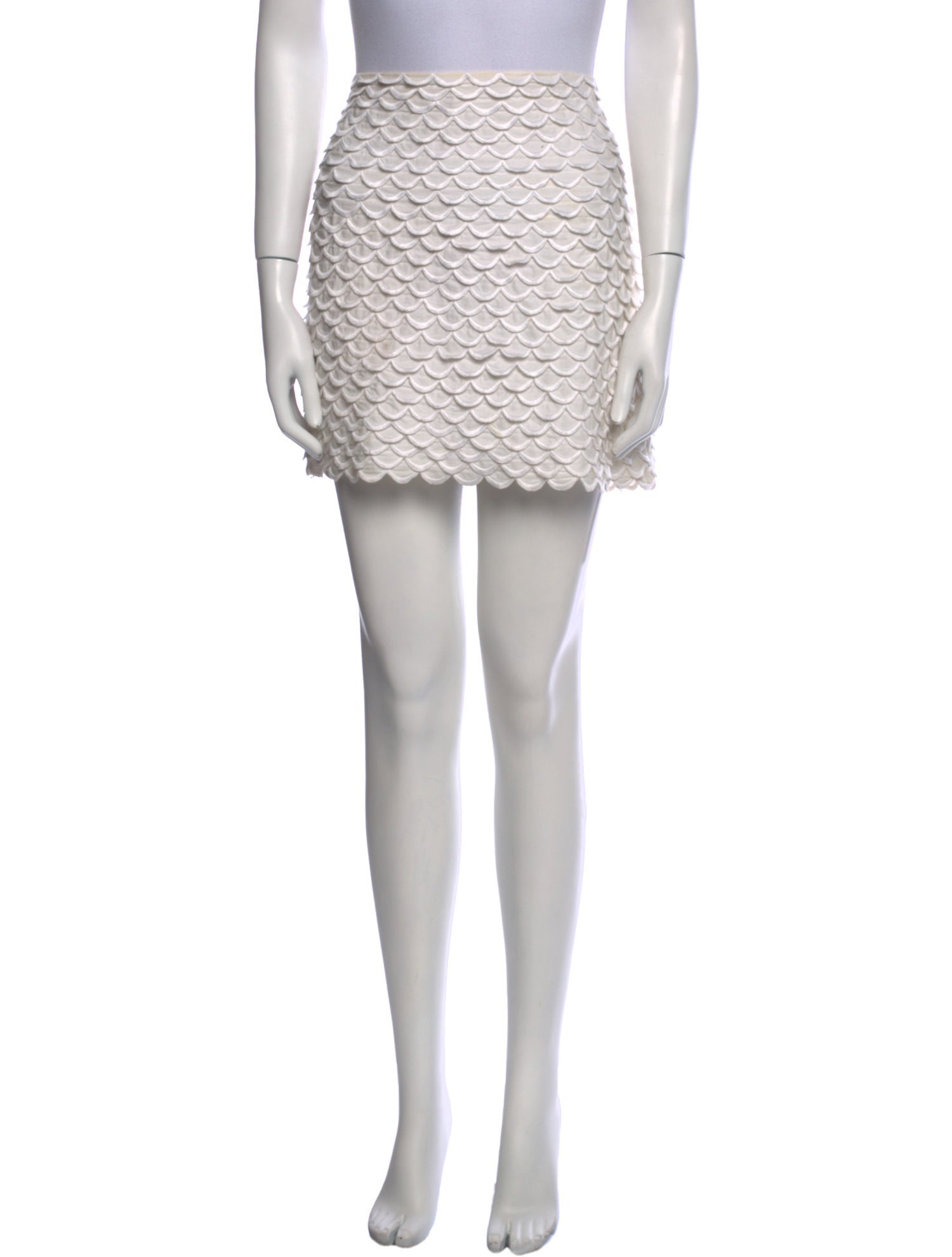 Stella McCartney Scalloped Accent Mini Skirt