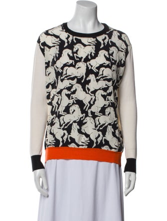 Stella McCartney Virgin Wool Printed Sweater