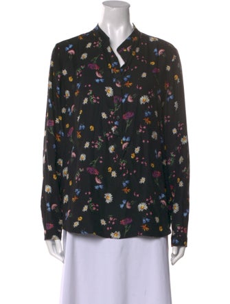 Stella McCartney Silk Floral Print Blouse
