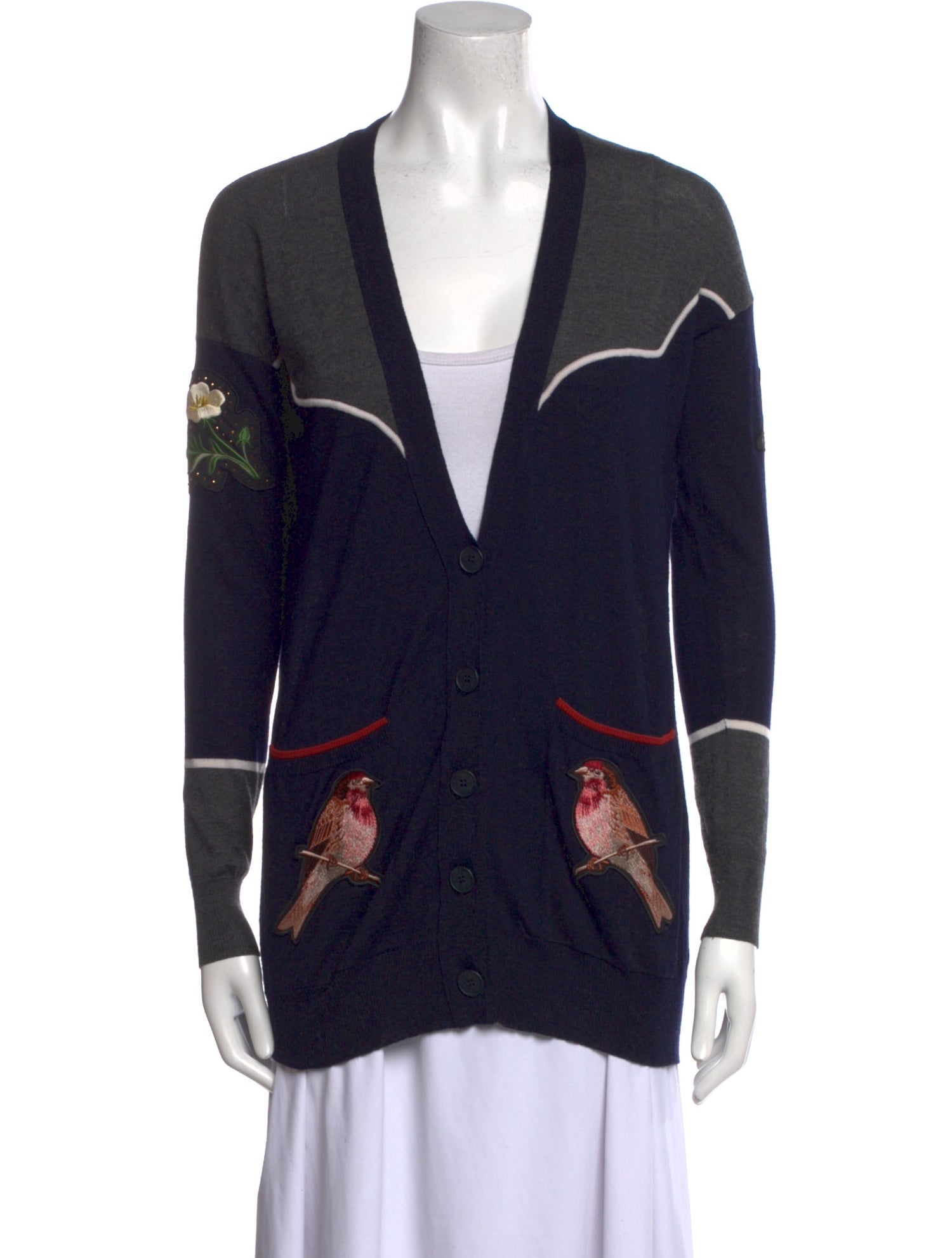 Stella McCartney Virgin Wool Patterned Sweater