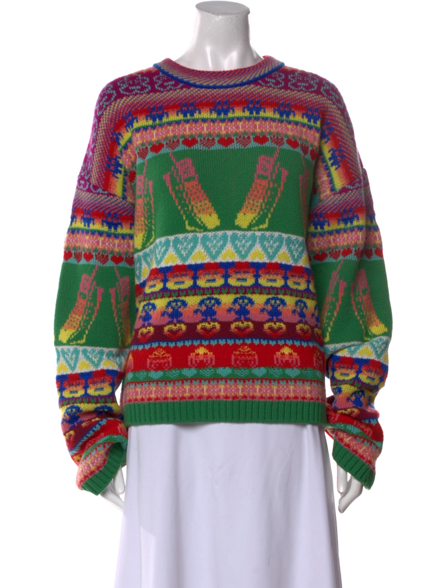 Stella McCartney Wool Printed Sweater w/ Tags