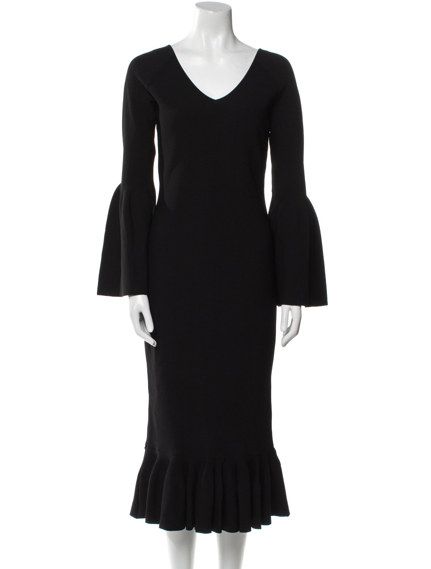 Stella McCartney V-Neck Midi Length Dress