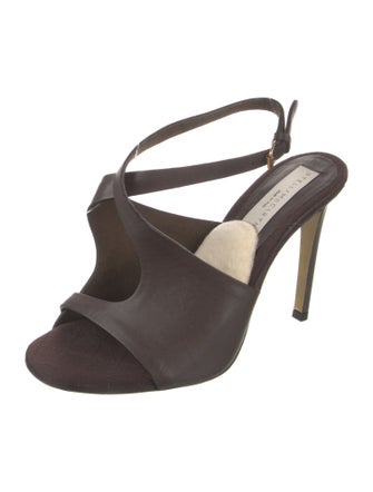 Stella McCartney Vegetarian Leather Slingback Sandals