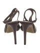 Stella McCartney Vegetarian Leather Slingback Sandals