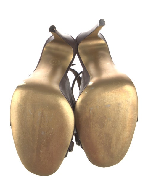 Stella McCartney Vegetarian Leather Slingback Sandals