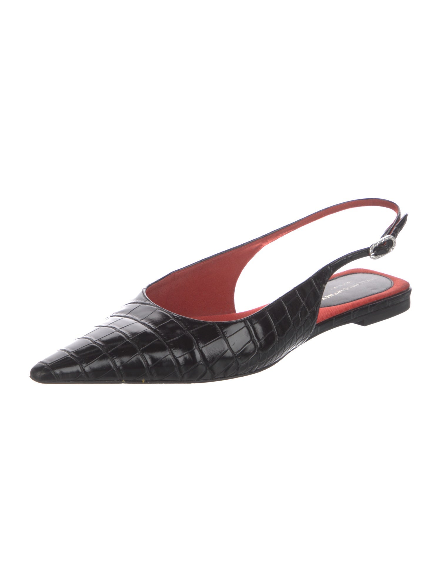Stella McCartney Vegan Leather Slingback Flats