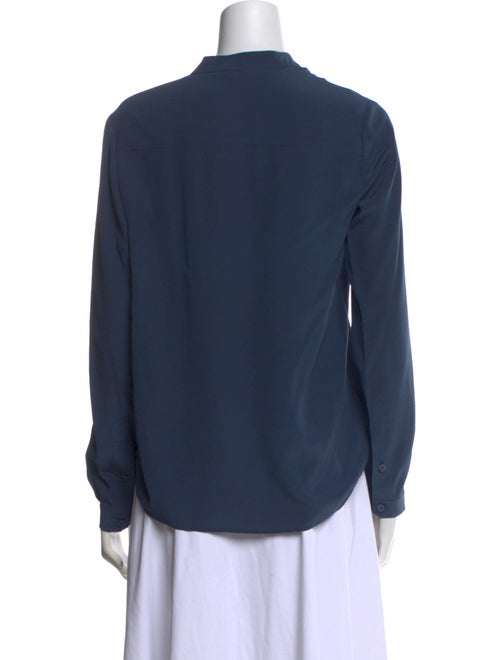 Stella McCartney Silk V-Neck Button-Up Top