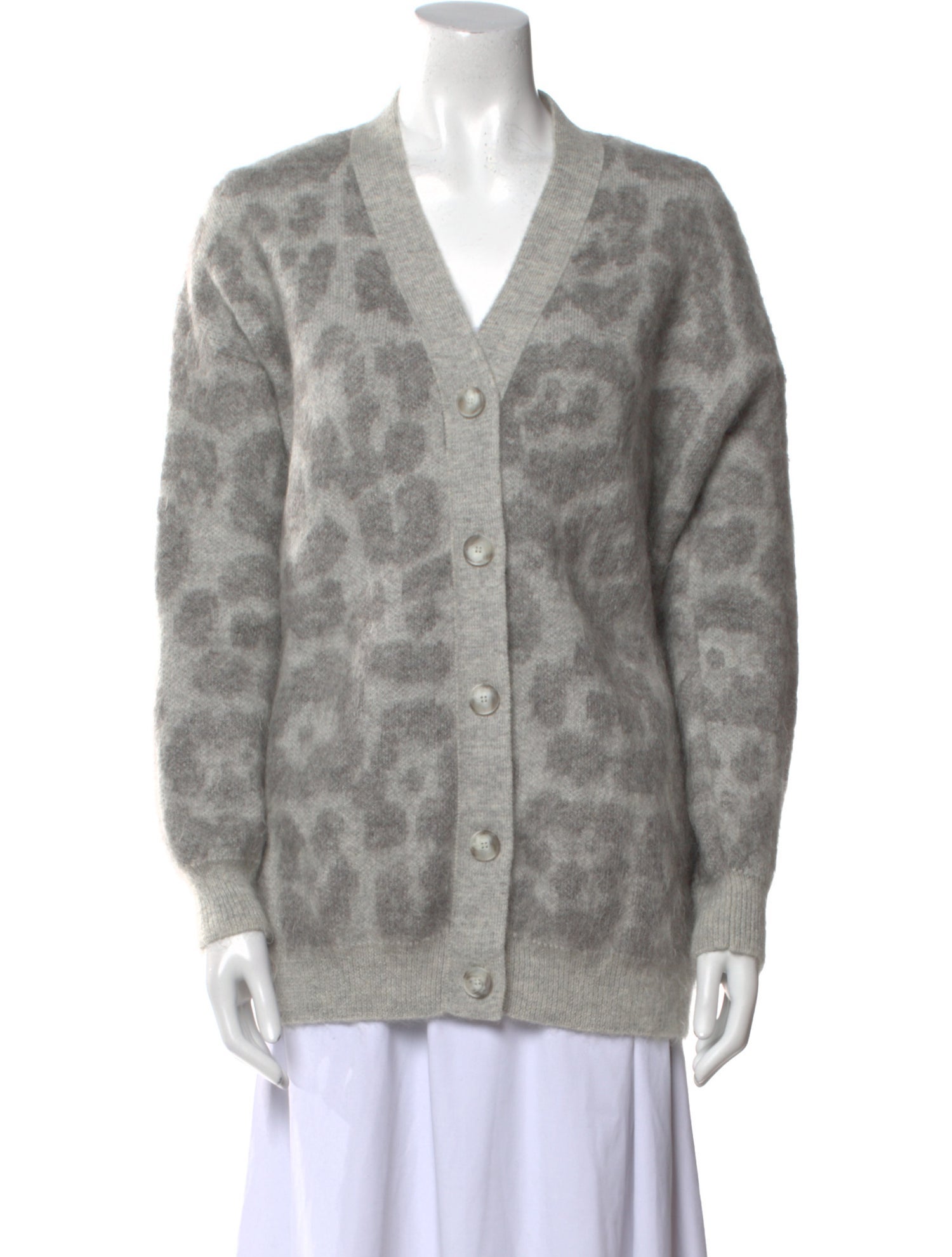 Stella McCartney Tie-Dye Print V-Neck Sweater