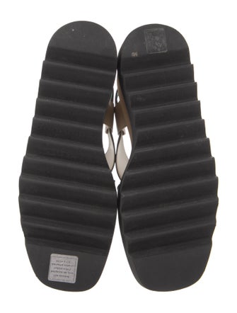 Stella McCartney Vegetarian Leather Printed Slingback Sandals