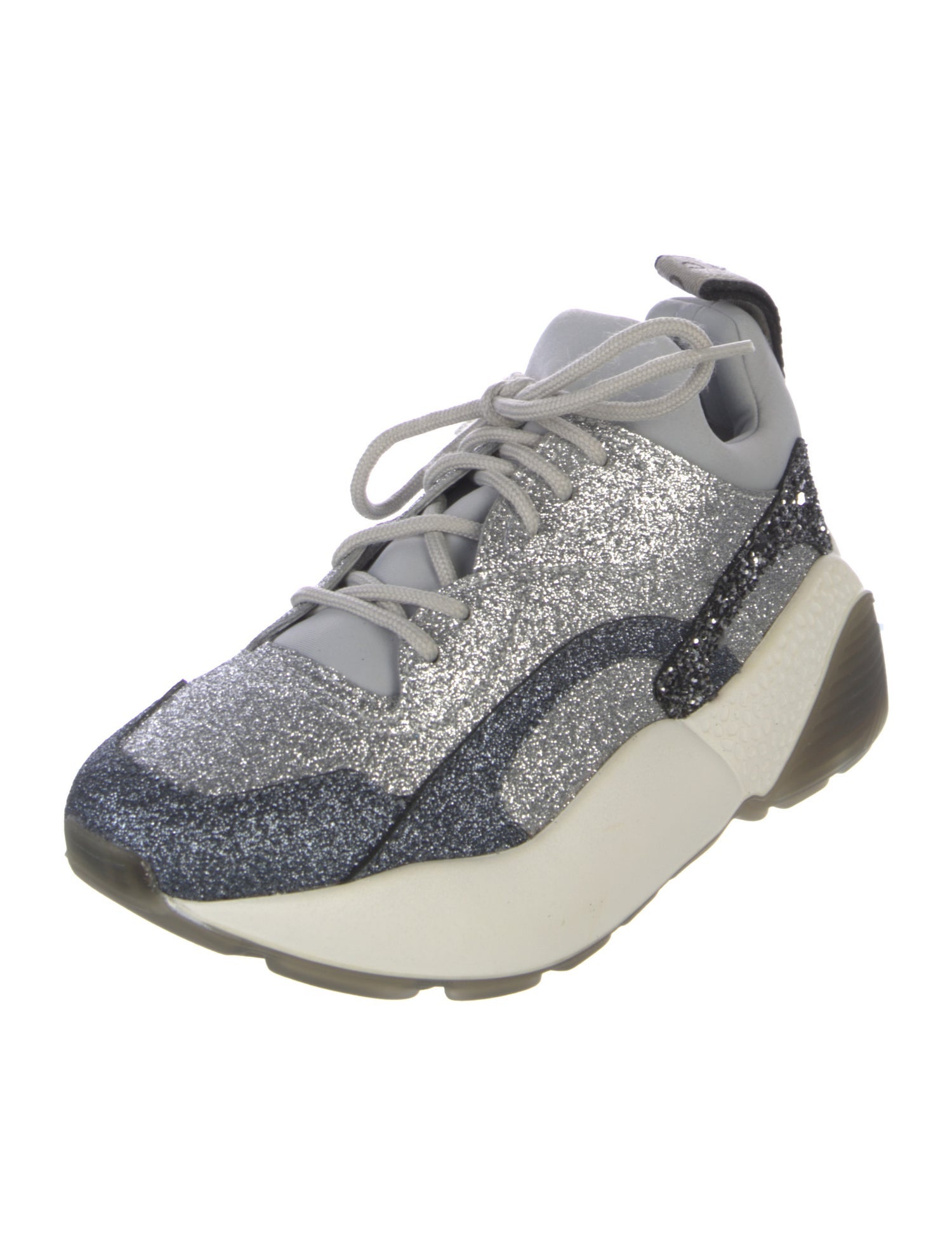Stella McCartney Glitter Glitter Accents Chunky Sneakers