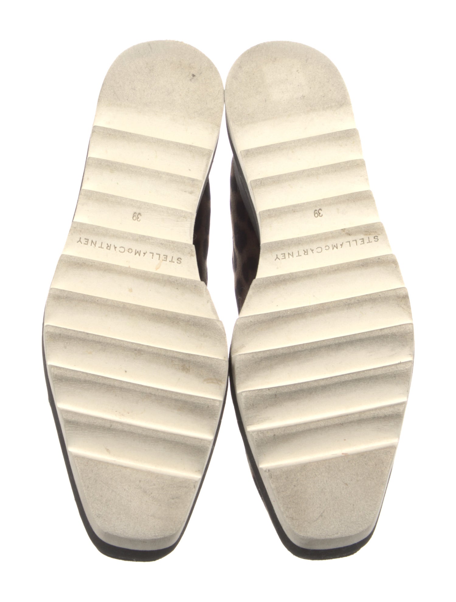 Stella McCartney Printed Leather Trim Embellishment Oxfords